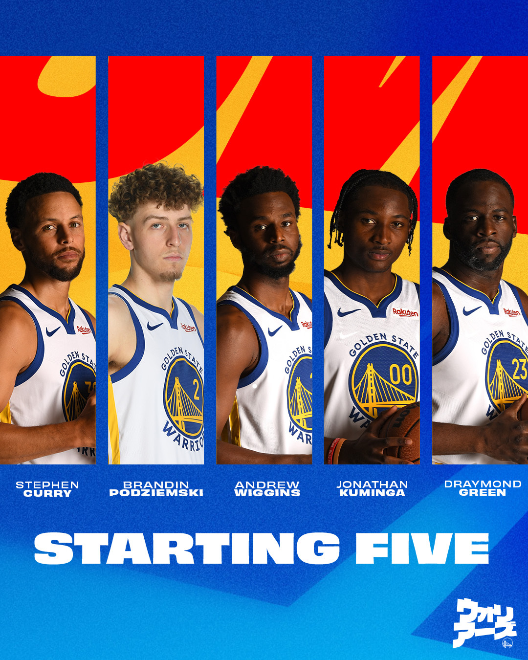 又是嘴哥没掉出首发的一天[doge]#金州勇士[超话]##步行者vs勇士# ​​