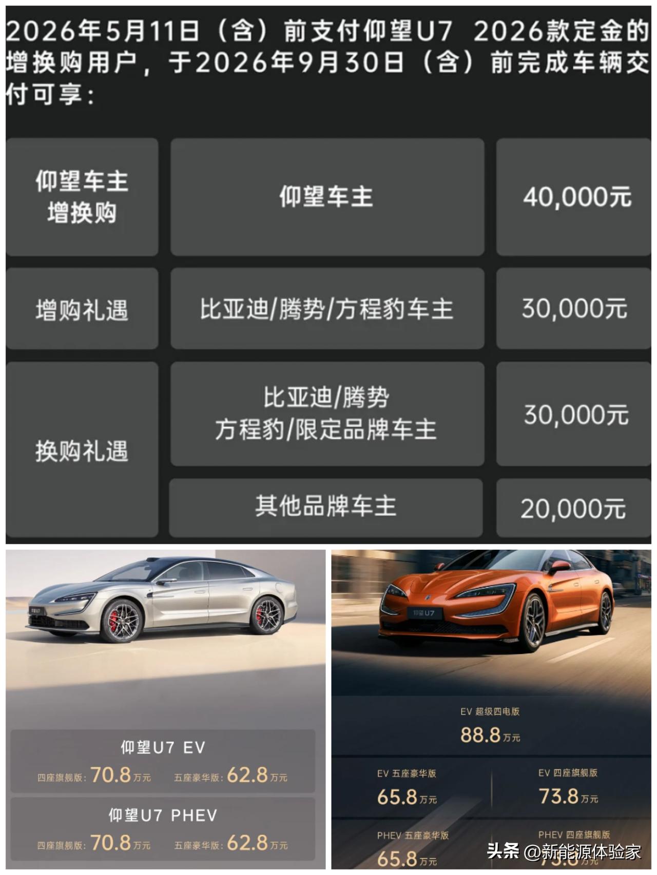 坏了！闪充虽好，但25款仰望U7爆单了[允悲]