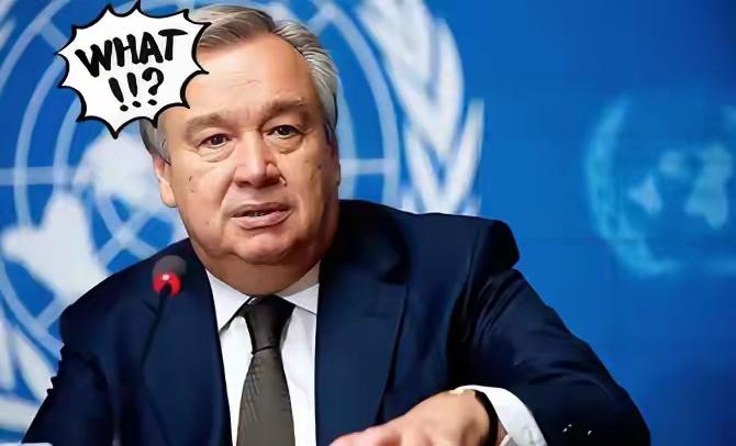 不鸣则已！一鸣惊人啊！
​​联合国发出“红牌警告”！
对美日最严厉的警告。
他说