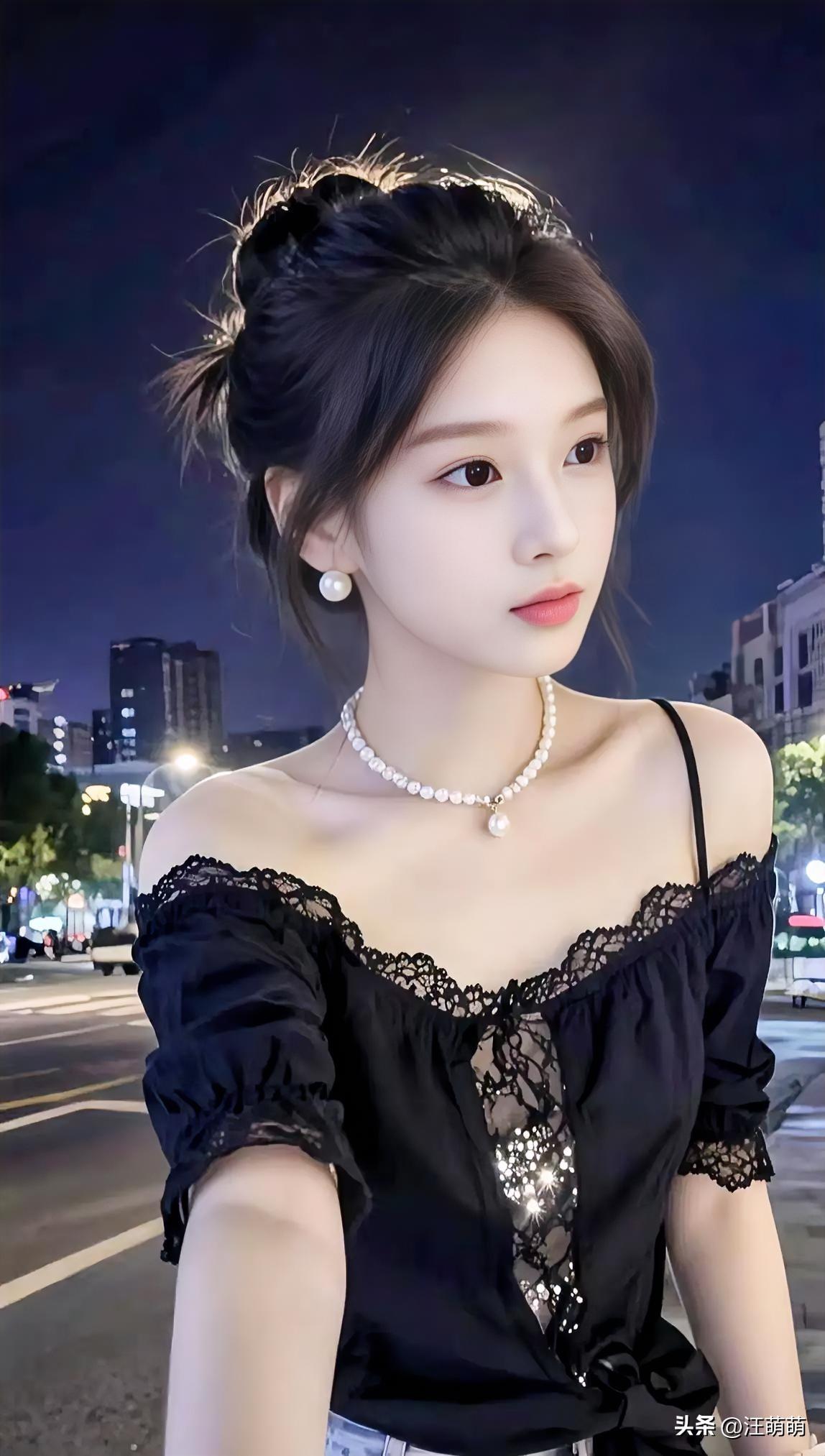 夜晚街拍，穿得真漂亮！
城市的夜晚美人更美！
友友请赐下联