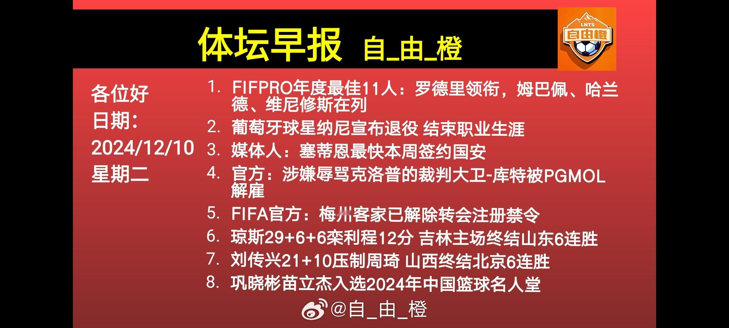 🌐《自由橙足球早报》 12.10 周二➭赫塔费1-0西班牙人，阿尔瓦罗-罗德里