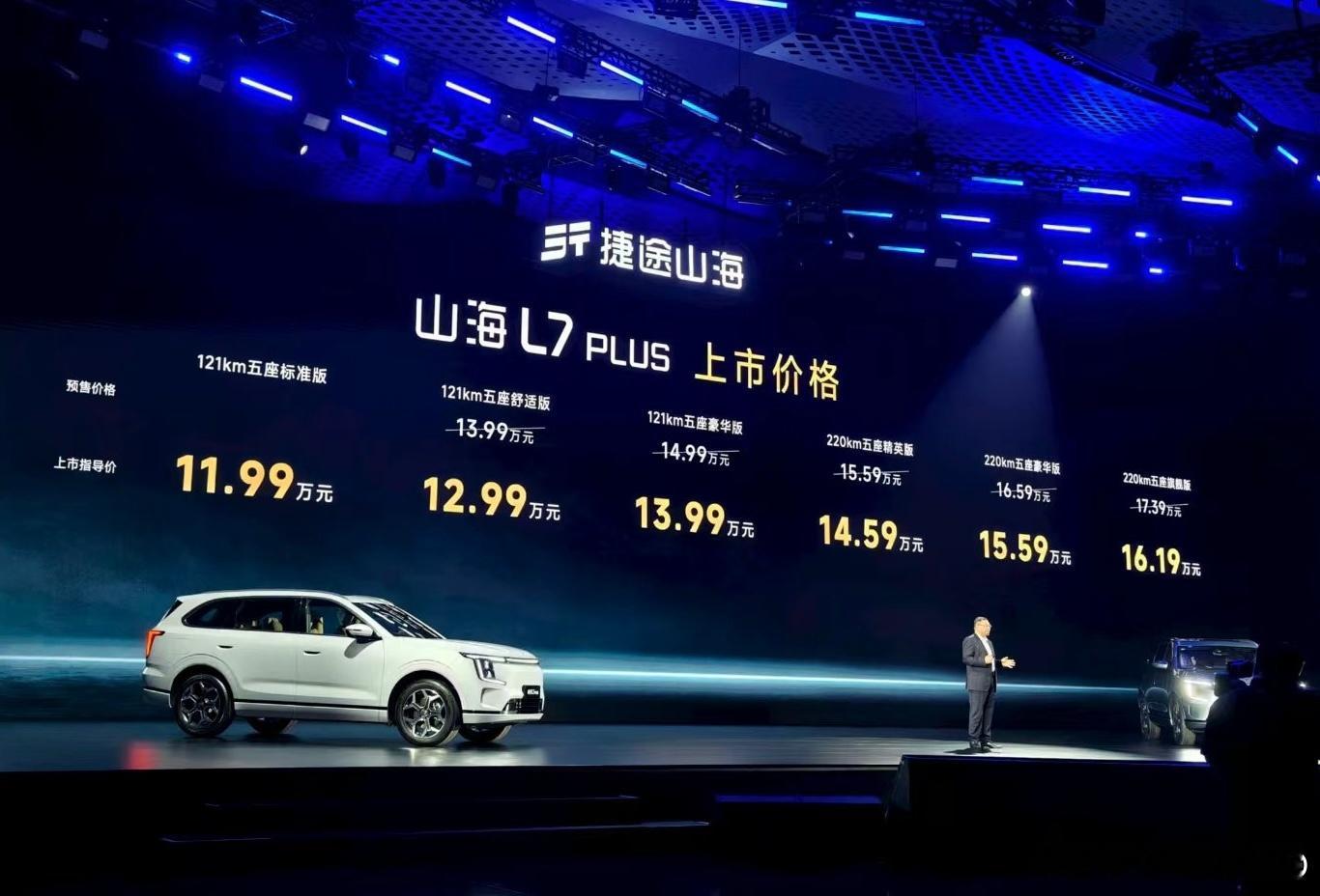 捷途山海L7 PLUS正式上市：11.99-16.19万元！这台车很适合手拿十来