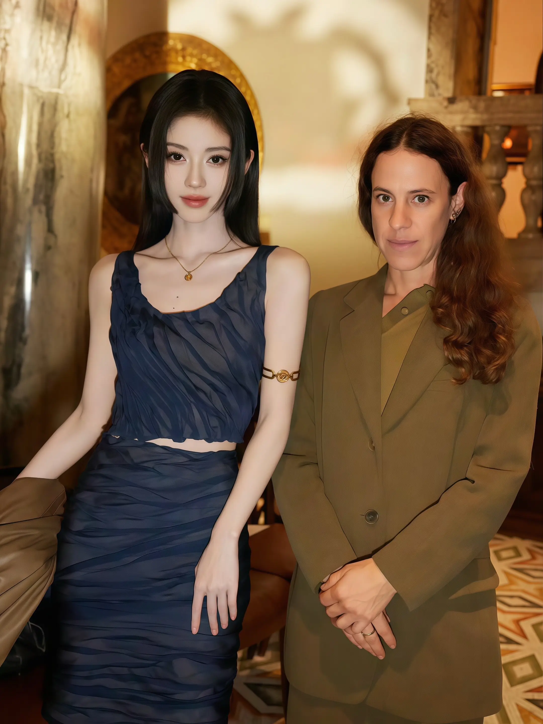 女王的优雅从容。