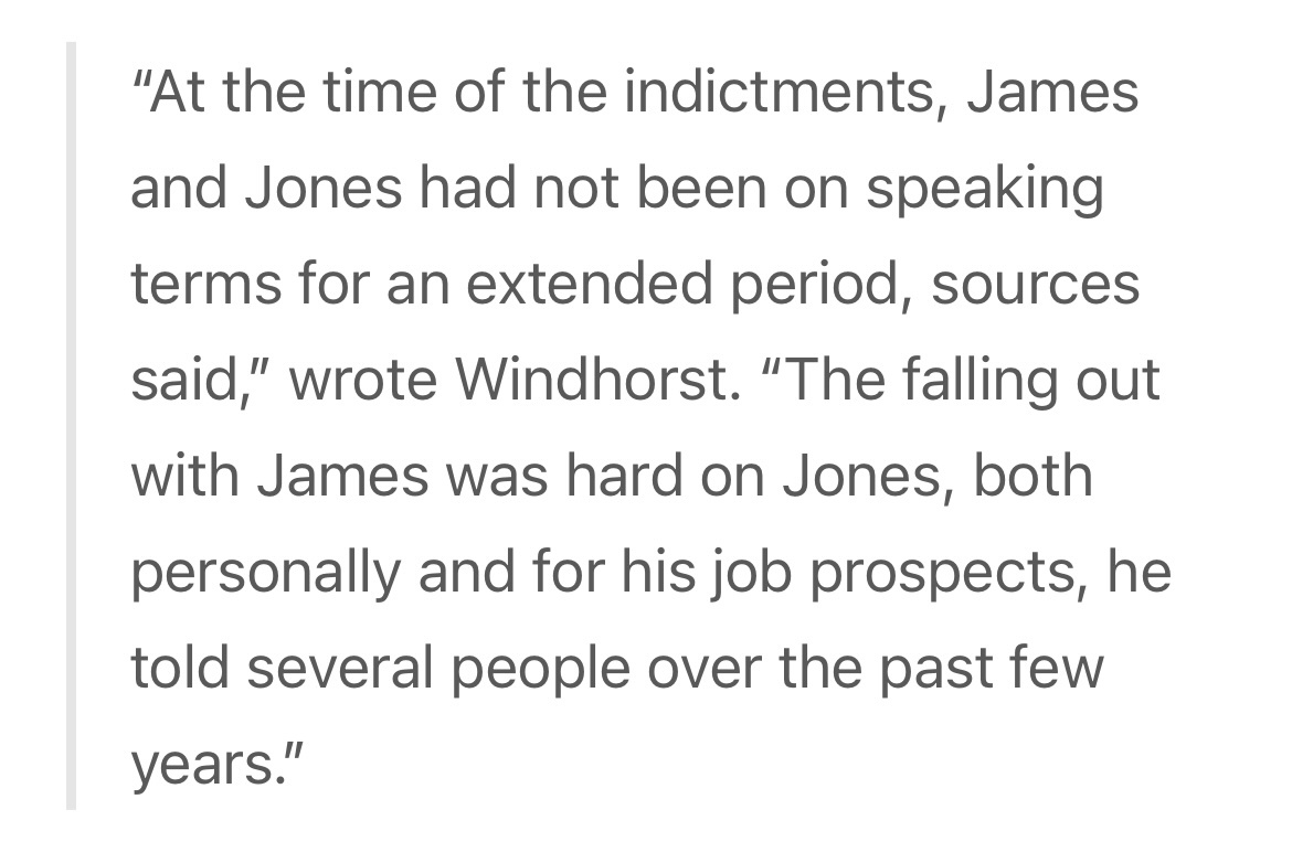 ESPN文霍斯特：勒布朗-詹姆斯与达蒙-琼斯在琼斯陷入法律纠纷前已关系破裂！消息