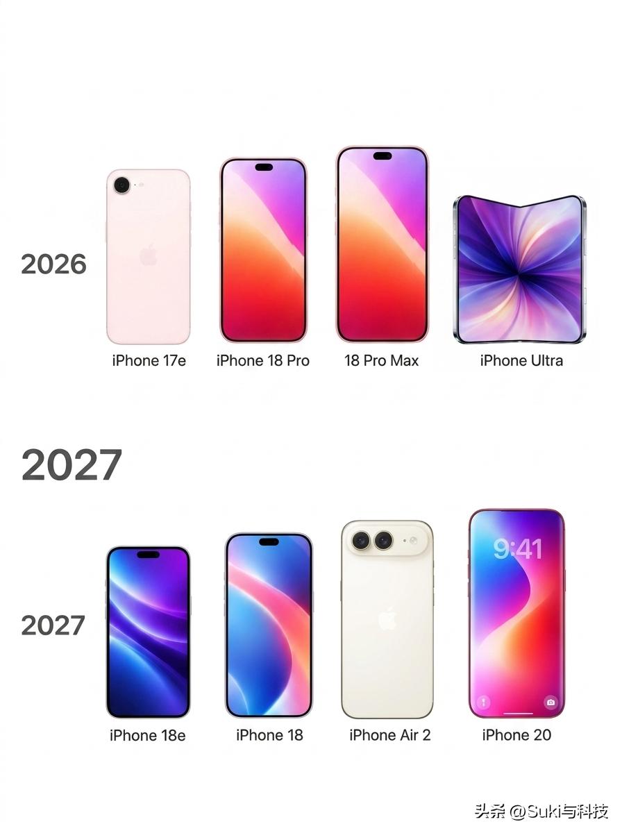 未来一年，苹果要结束挤牙膏了

如果这份路线图是真的，那2026-2027可能会