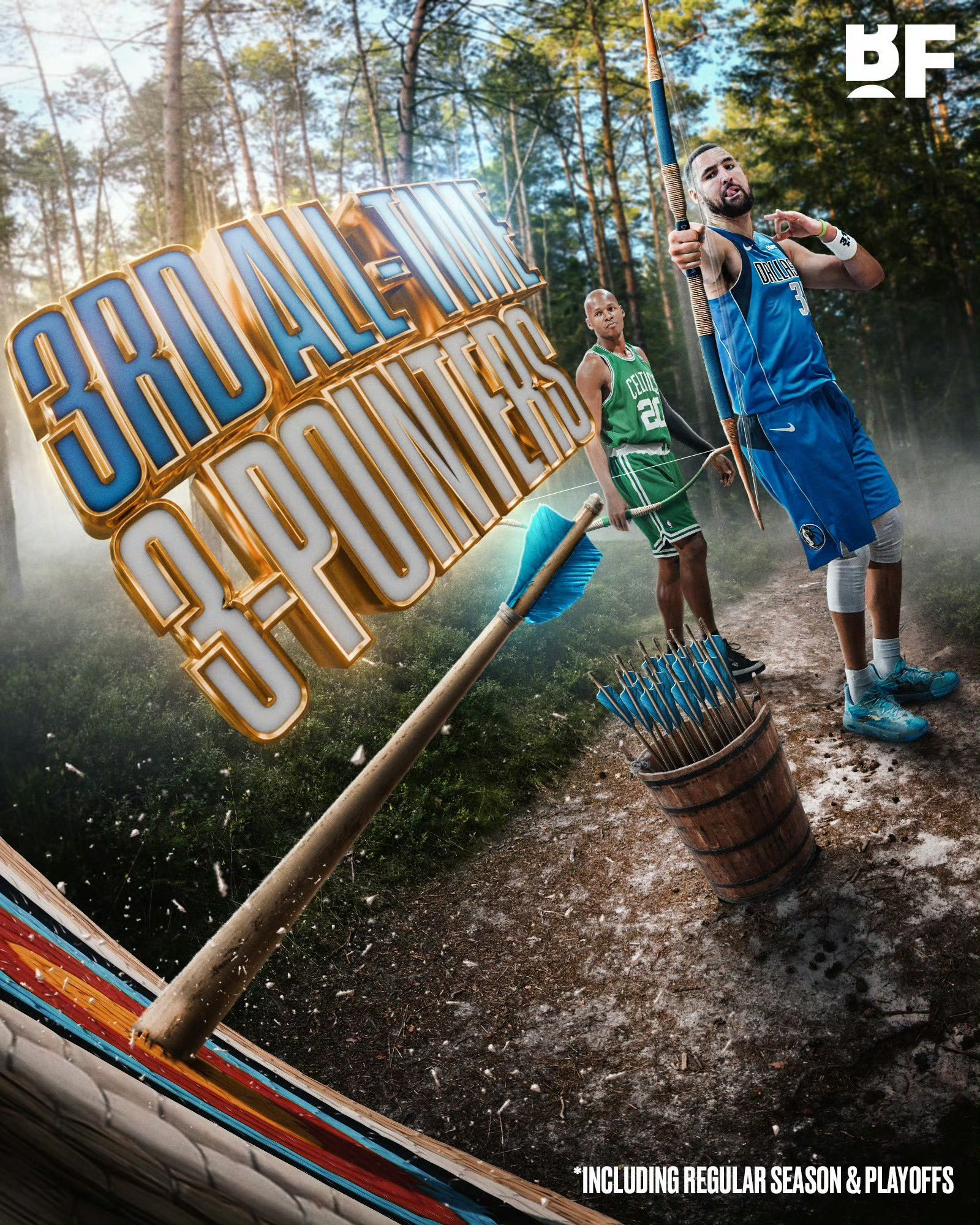 昨天没注意，我汤的三分进球数也已经超过君子雷了🥳🥳🥳🥳🥳🥳克莱汤普森