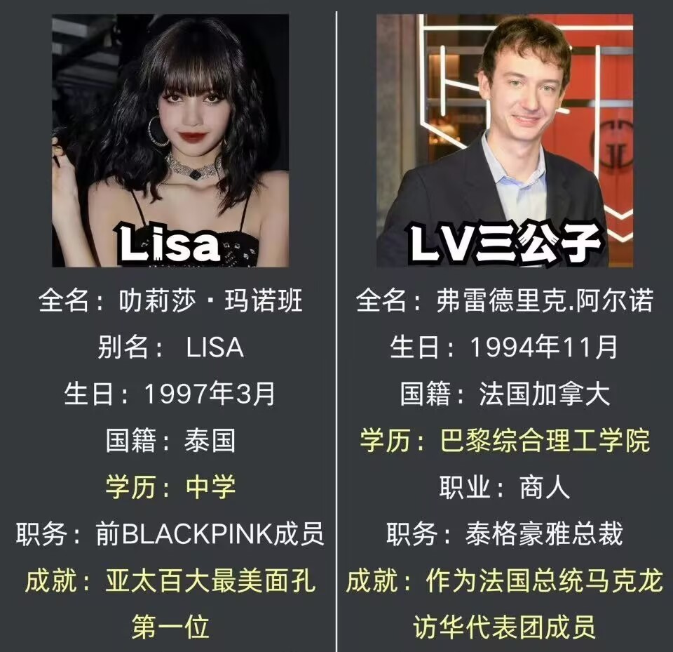 Lisa跟LV三公子这事，四月之后他连个赞都没点过，他哥还直接取关，加上Met 