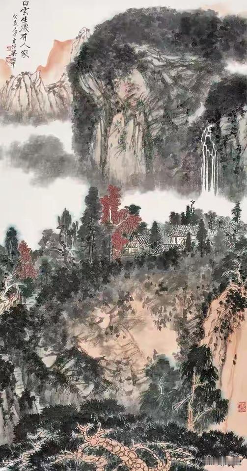 梁树年是中国山水画里最后一位“铸山者”。他不标榜“师古”或“创新”，只专注“铸山