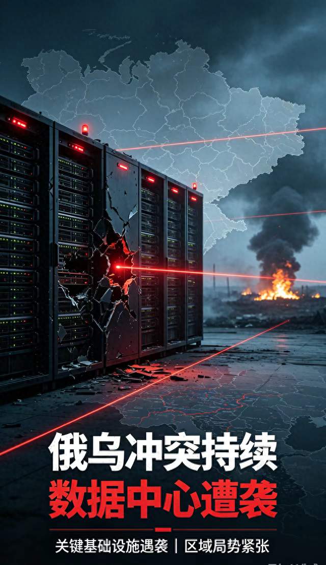 俄乌冲突持续升级，数据中心遇袭，当地局势再度紧张