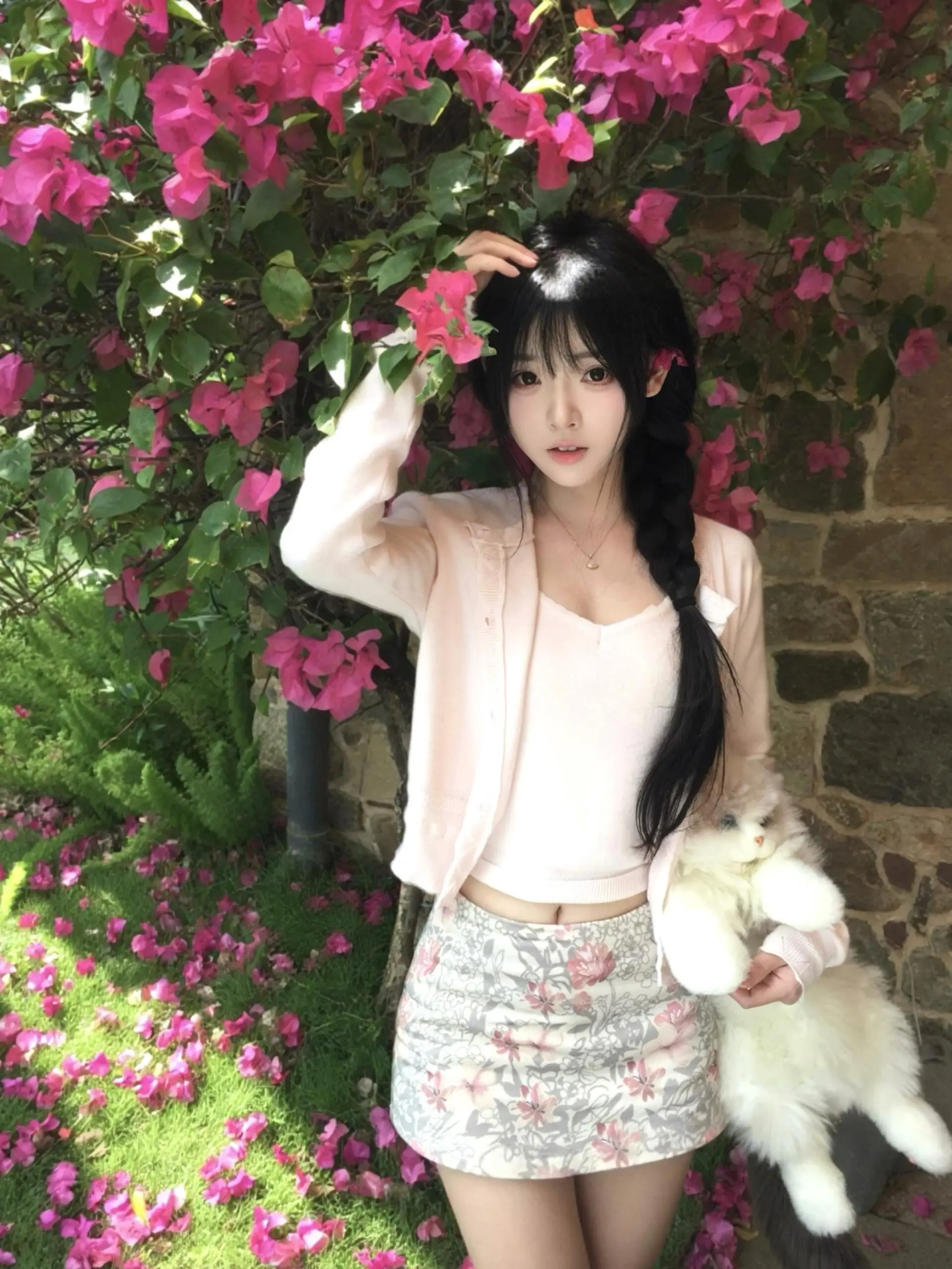 碎花裙 初夏穿搭 温柔风 甜妹 大长腿