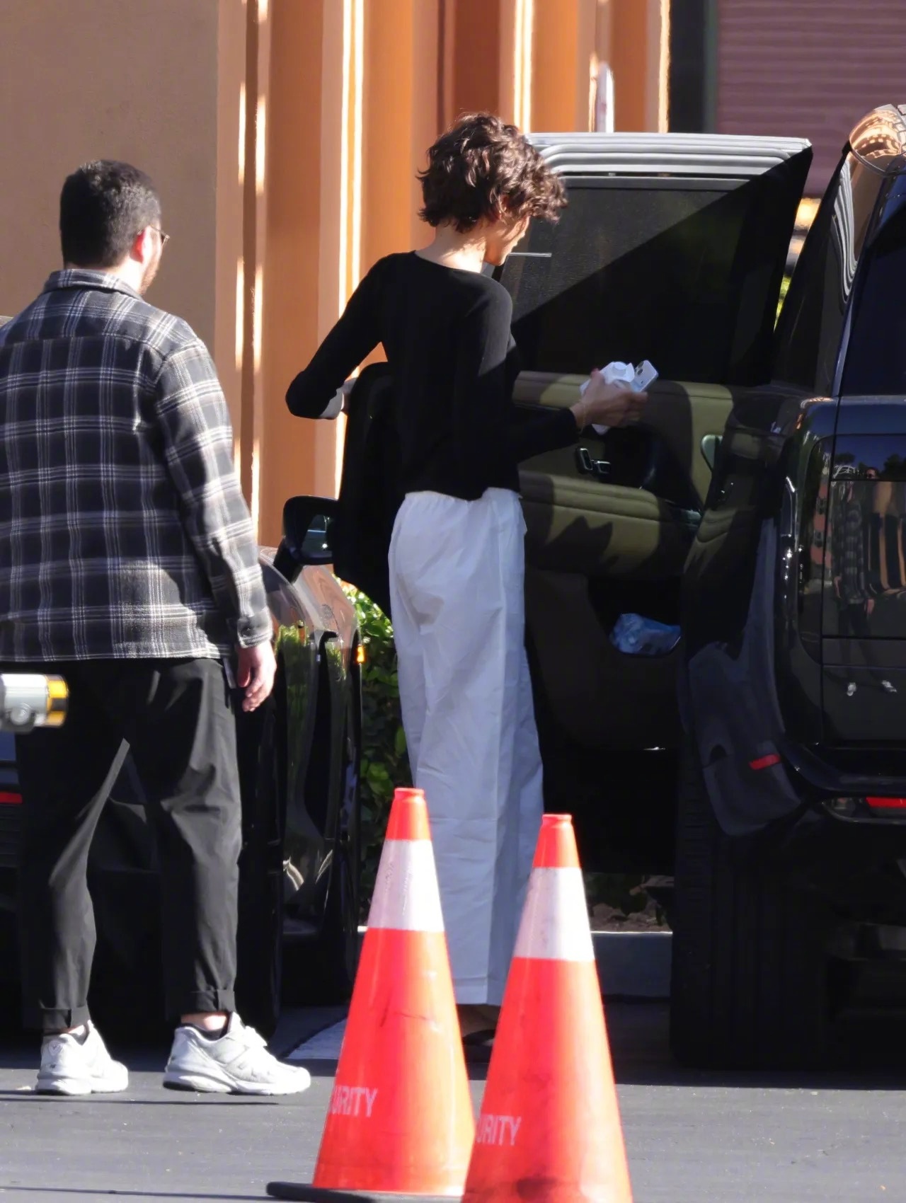 新婚夫妇赞达亚和汤姆·霍兰德在洛杉矶外出吃 In-N-Out 汉堡被拍。不知怎么