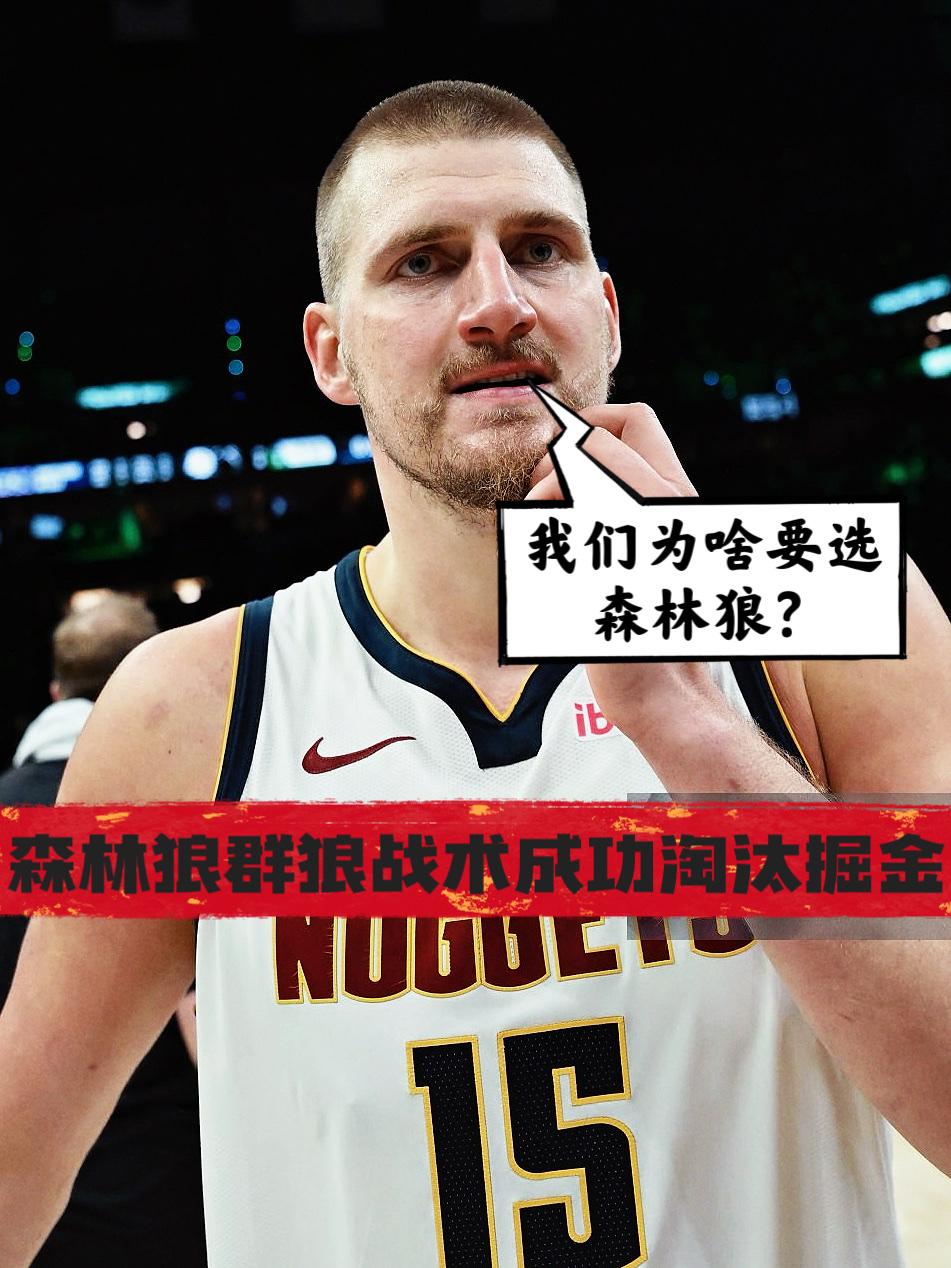 不得不服！森林狼群狼战术强势淘汰掘金！
随着G6主场大胜，森林狼最终还是在不被看