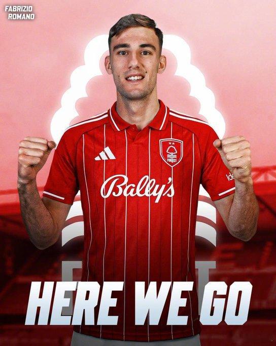 【201cm高中锋登陆英超】The Athletic：诺丁汉森林与那不勒斯达成租