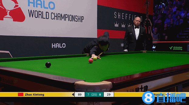 【赵心童不提前看球路直接翻袋打进】赵心童太自信了 斯诺克世锦赛1/4决赛，第二阶