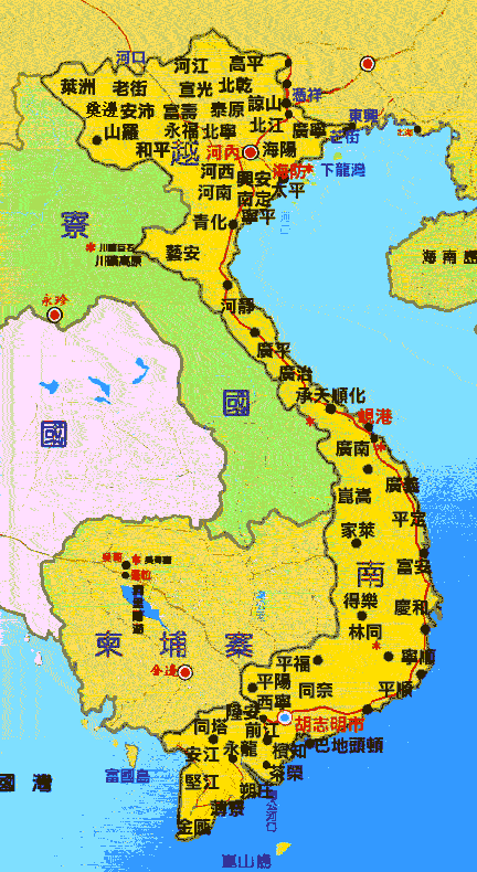 越南，全称为越南社会主义共和国，位于东南亚的中南半岛东部。

在地理上，它拥有狭