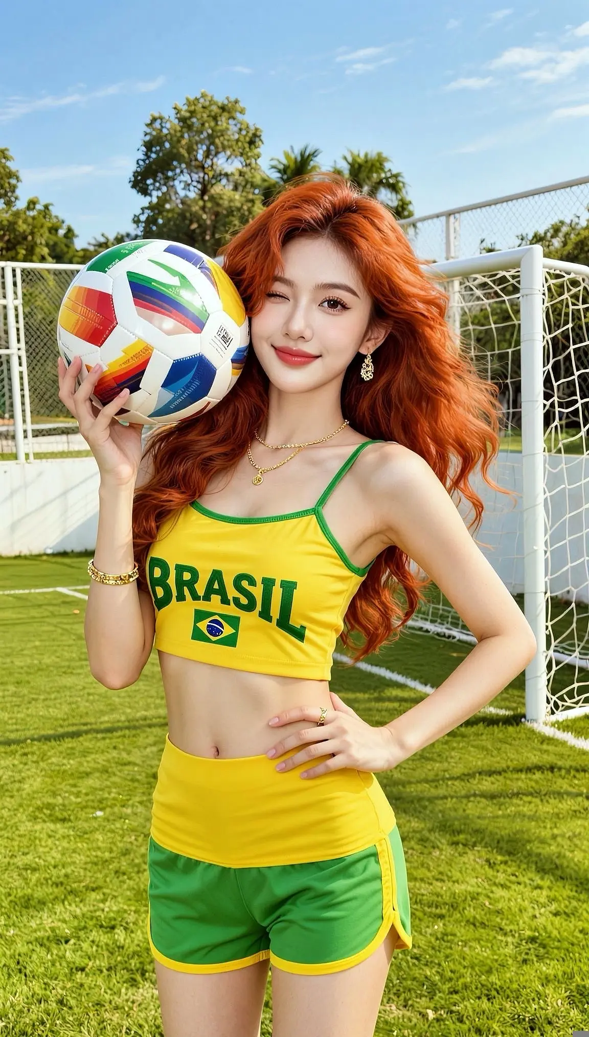 给我一起来做世界杯足球宝贝吧！⚽️