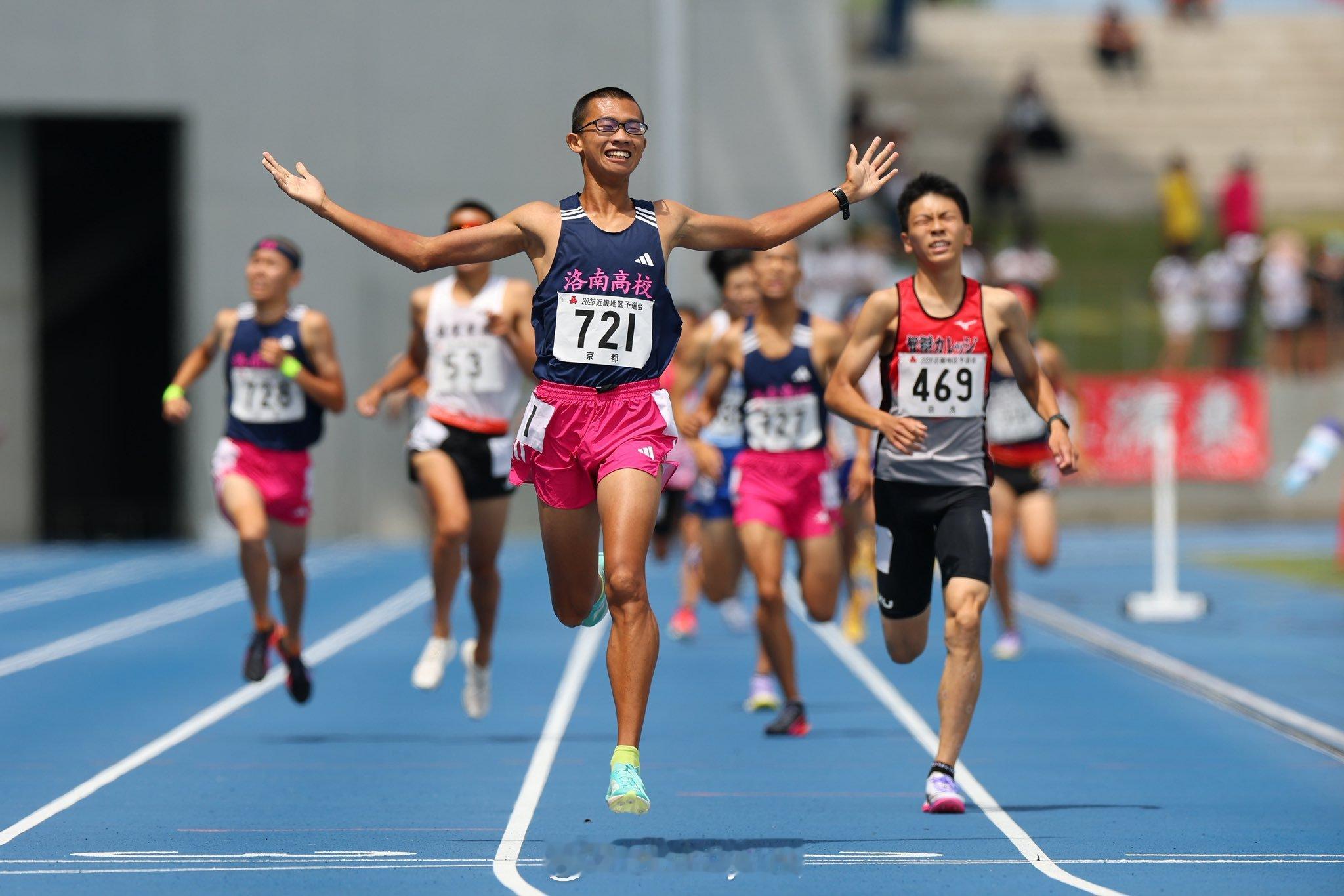 意气风发的少年 | 田中悠大（洛南3京都）1500m 3.53.13意气风发 1