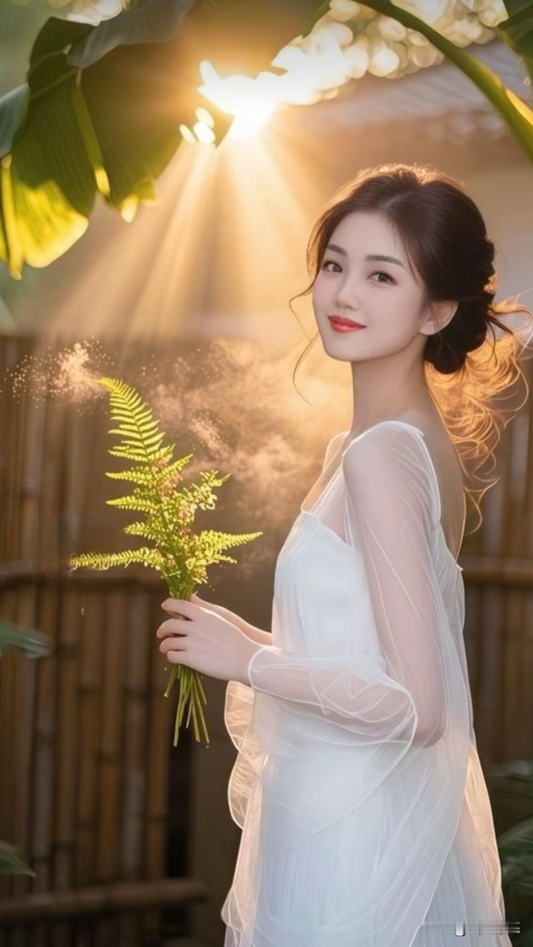 晨兴暮落，静品夕阳残照之雅韵，闲看炊烟袅袅而升腾。

破晓时分，被婉转鸟鸣柔声唤