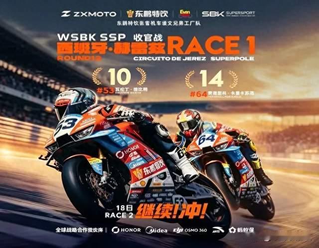 德比斯奋力突围拿下第十！赫雷兹站首回合战罢，阿雷纳斯主场夺冠