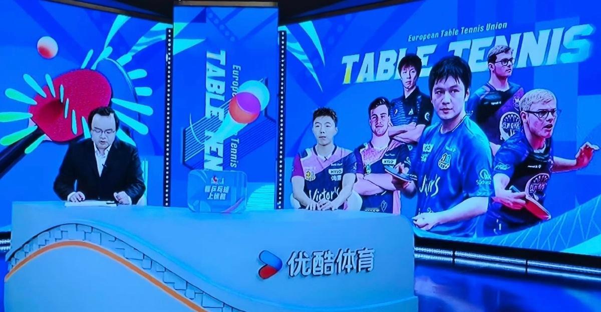 尹航一场👖解说樊振东欧冠半决赛不打紧差点“加入了萨尔布吕肯”全网在图中找尹航［