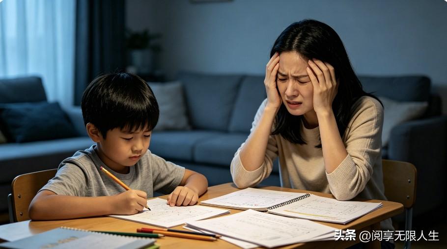 脑血管气炸！！！河南一位 35 岁妈妈辅导孩子作业气到偏瘫，孩子磨磨蹭蹭、讲八百
