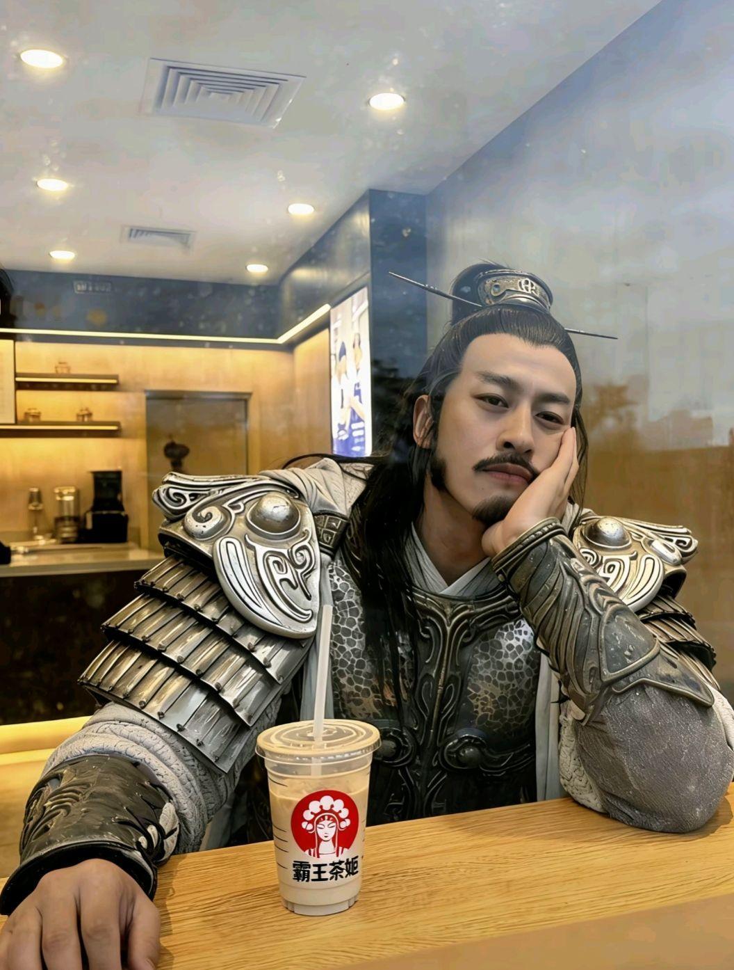 抖音图文又来了 楚霸王同款 真人版霸王茶姬 西楚霸王 将军同款