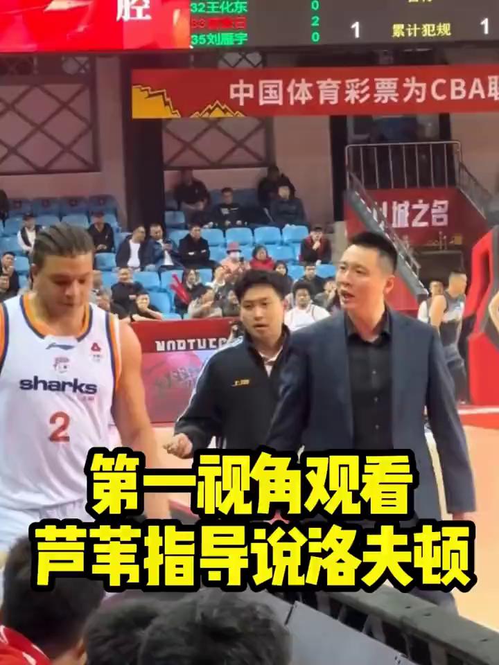 第一视角观看芦苇指导说洛夫顿。