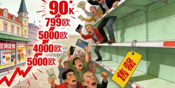 欧洲网友为买中国空调跑200公里：一台空调背后的热浪与选择
这两天，一则新闻在社