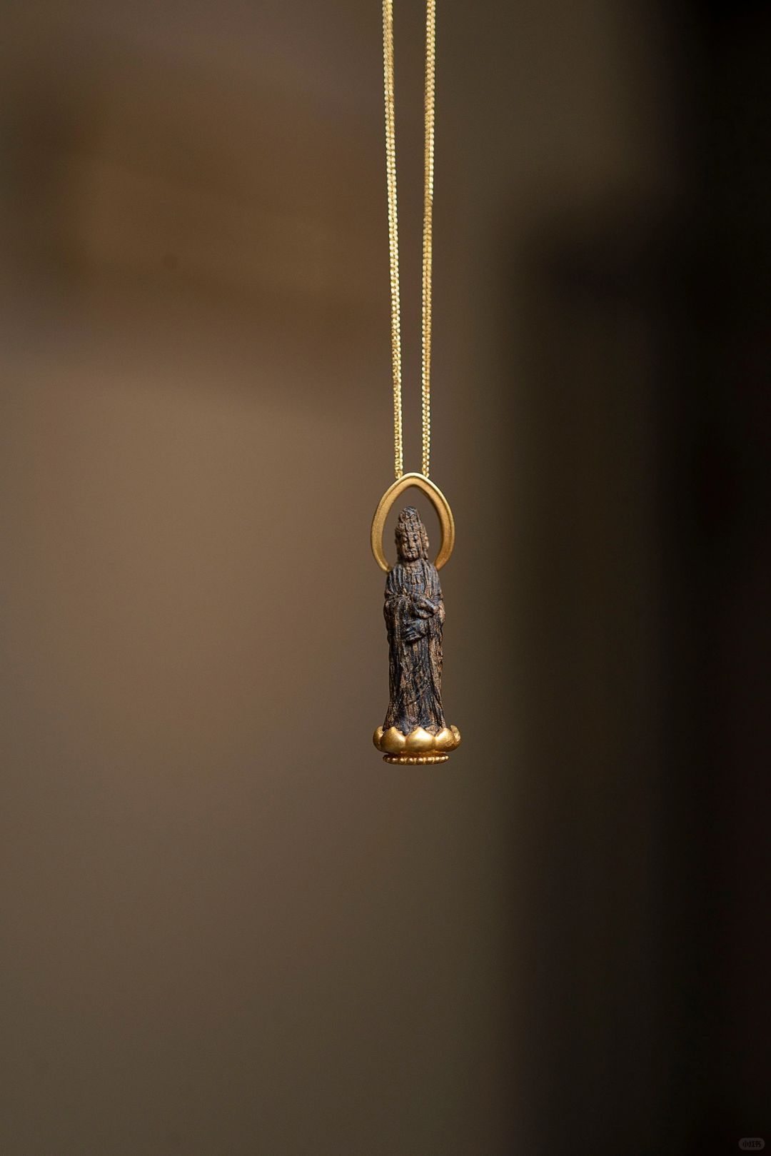 精品沉香观音随身佛，必须入这款沉香护身符