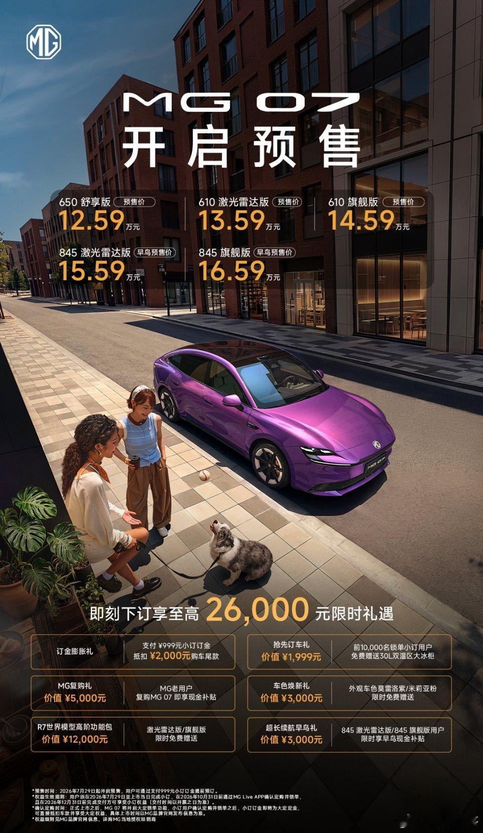 MG07mg07价格 MG07预售一出，确实把20万以内轿车市场搅得风浪不小。4