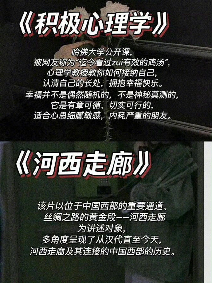 别光顾着焦虑，有空不如多看点纪录片. 