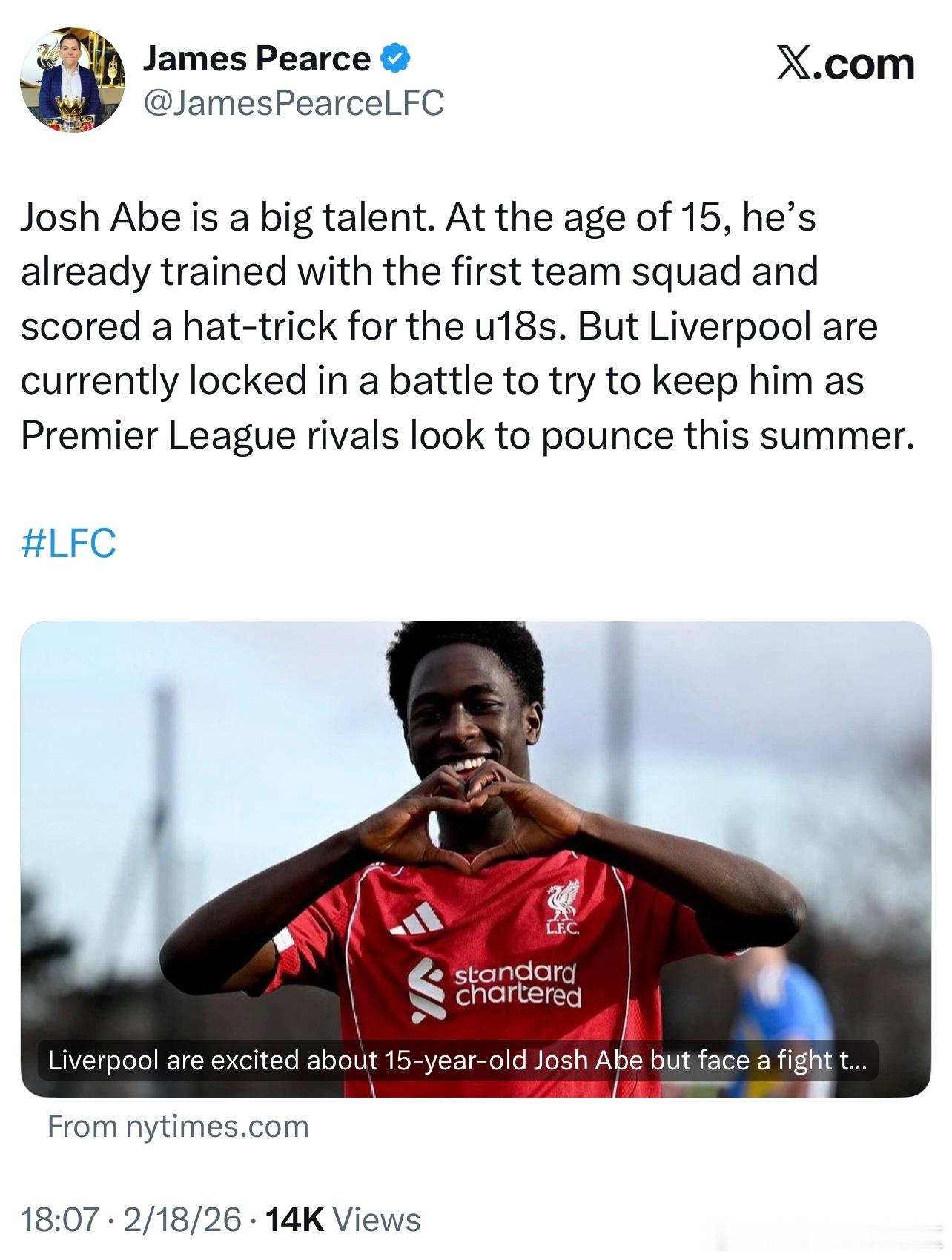 好不容易出了一个天赋很出色的好苗子，但现在同时也要面临着其他球队的竞争了。我军现