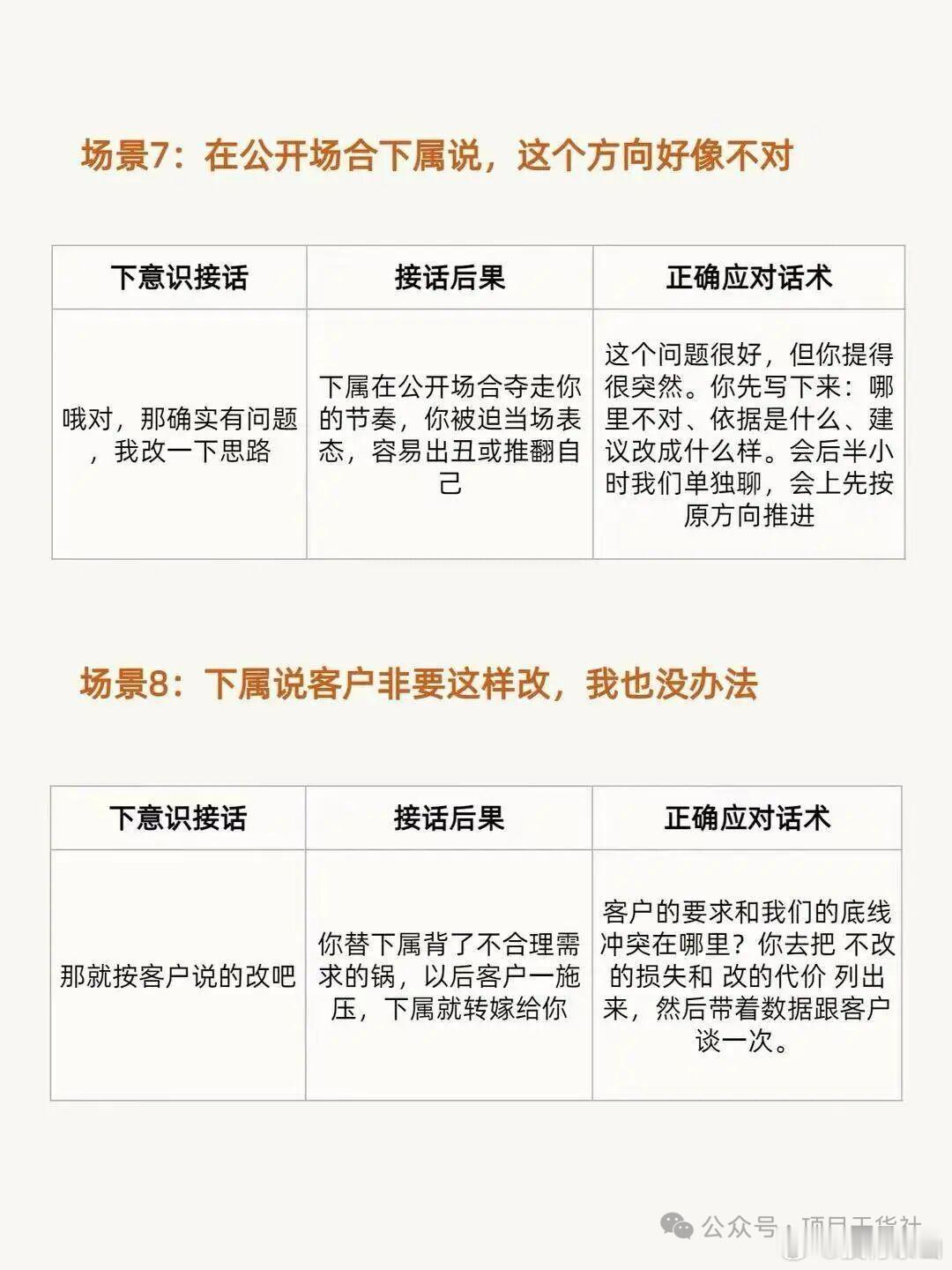 管理者应知应会：永远不要下意识去接下属的话 