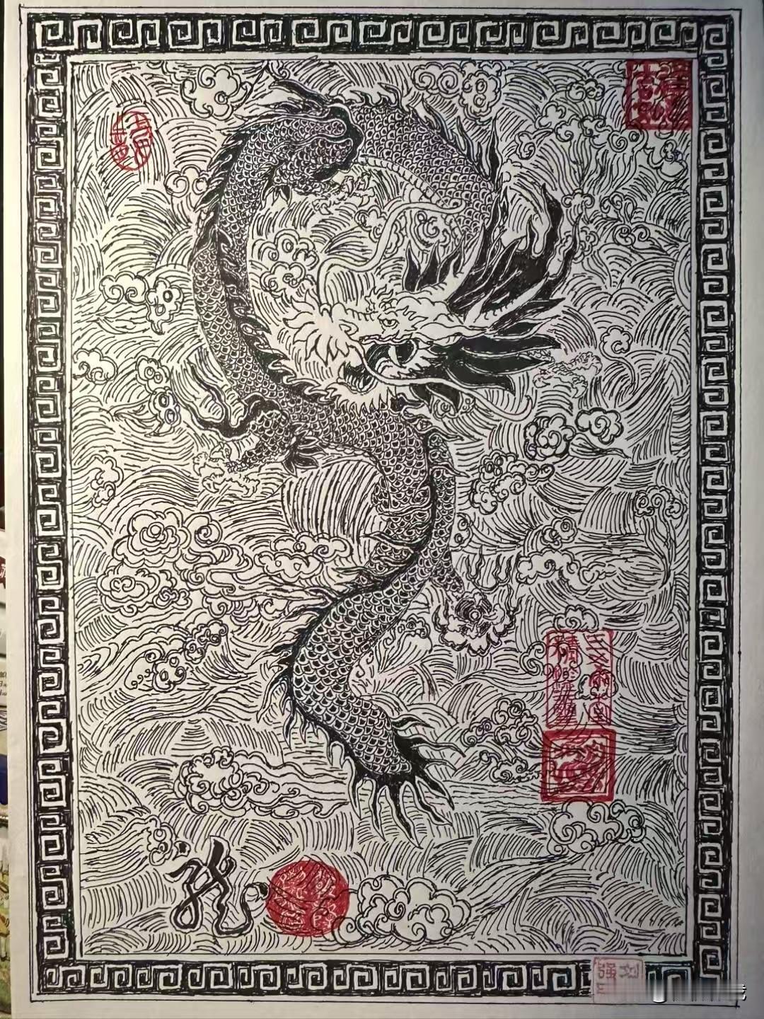 一张图证明我爱画钢笔画