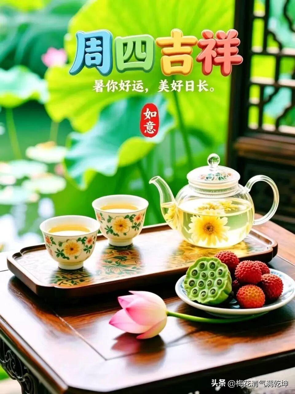 2026/07/16/（农历六月初三）星期四早上好！夏日茶香，美好如期而至🍵?