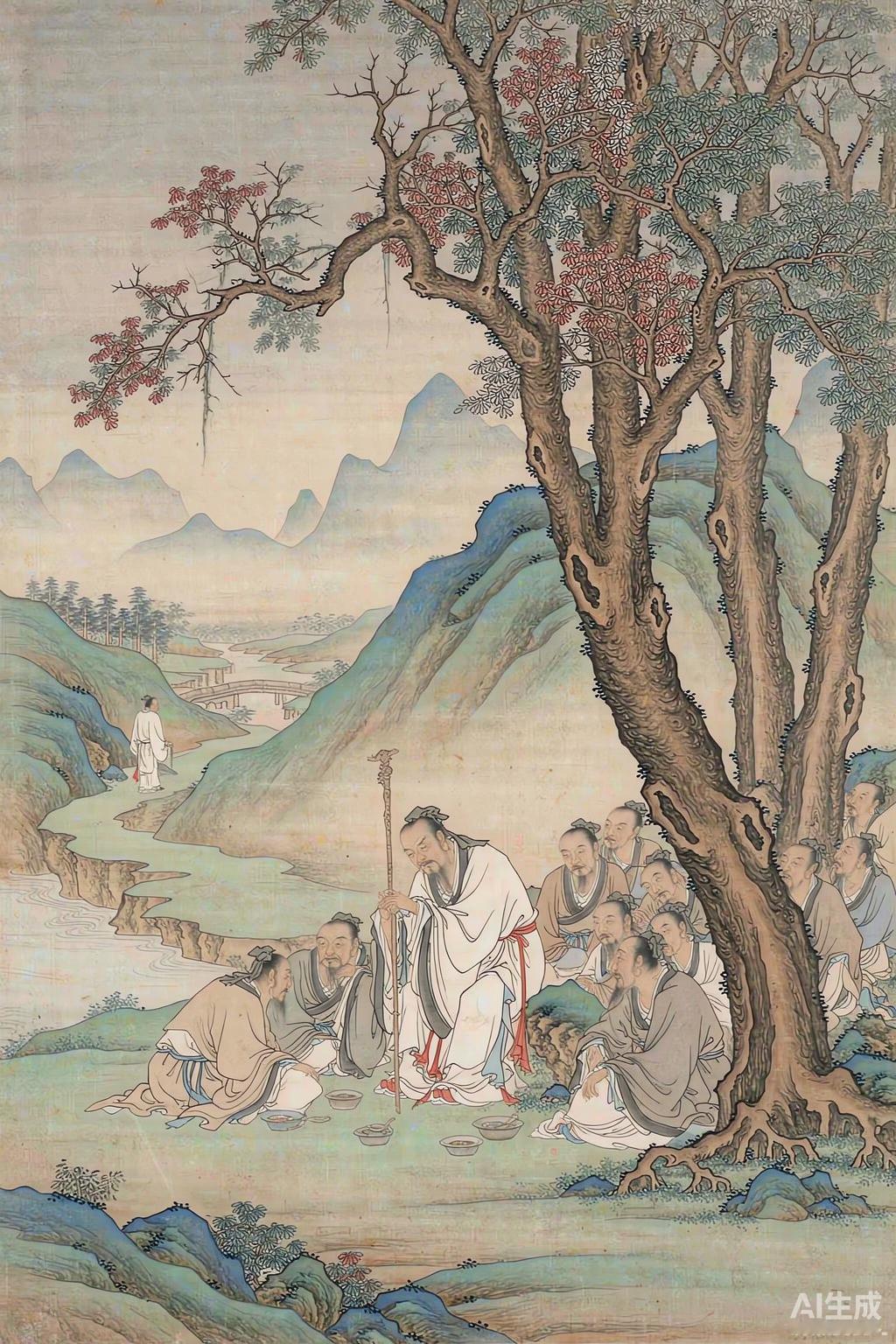 孔子五十五岁辞职，带着学生开始了一场十四年的"求职路演"。
卫国不用他，宋国有人