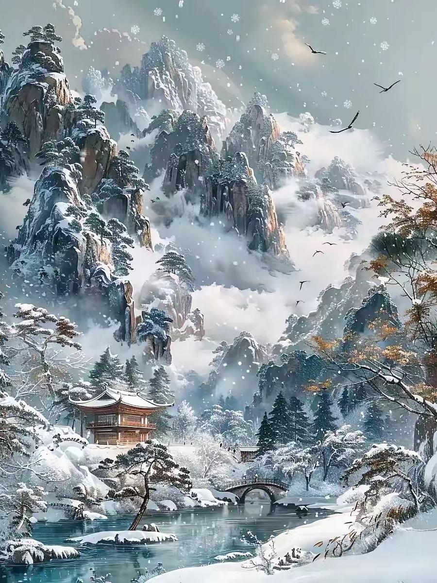 风雨无情催花落，
众生有意看月升。
横批：《催花落与看月升》