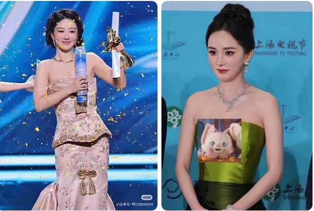 杨紫终于捧住白玉兰，杨幂估计还在发懵，娱乐圈变化真快，几家欢喜几家愁，昨日黄花，