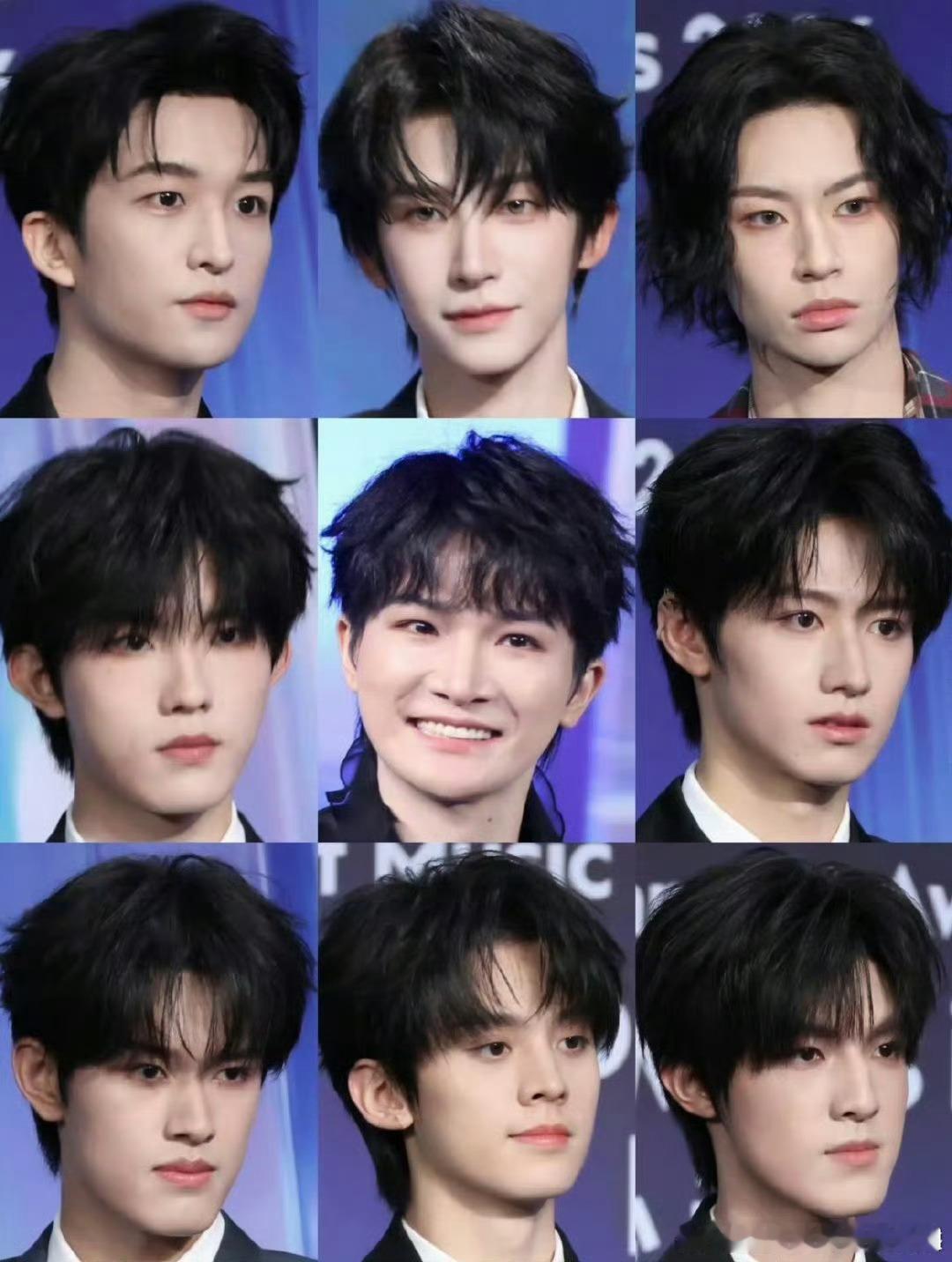 TMEA红毯男女星生图 周深、刘宇、王琳凯、袁一琦、张峻豪、黄仁俊、朱志鑫、张泽