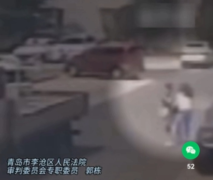 青岛那件事监控视频很清晰，瞎摸颌眼的女全责，老人无责，被告应该承担全部赔偿责任，