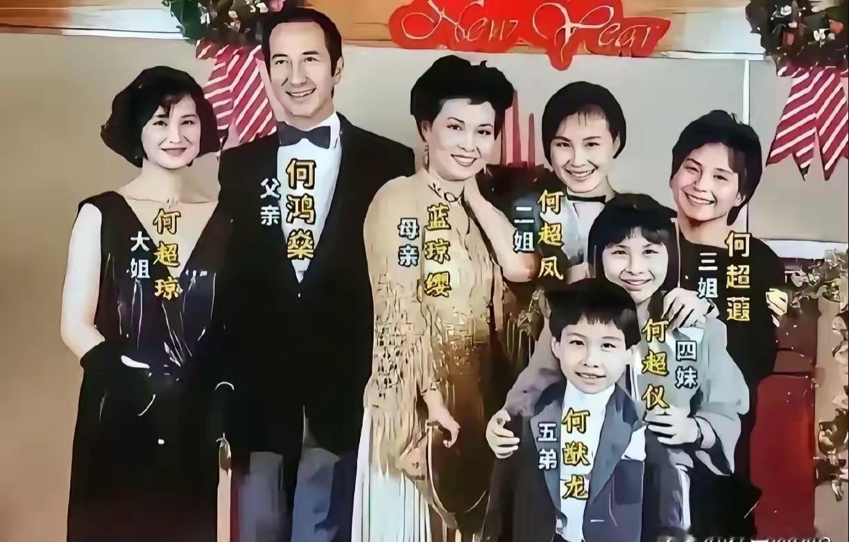 何猷君身价300亿，在灵堂角落用一部旧手机翻他和何超蕸的自拍，边翻边掉泪。
凌