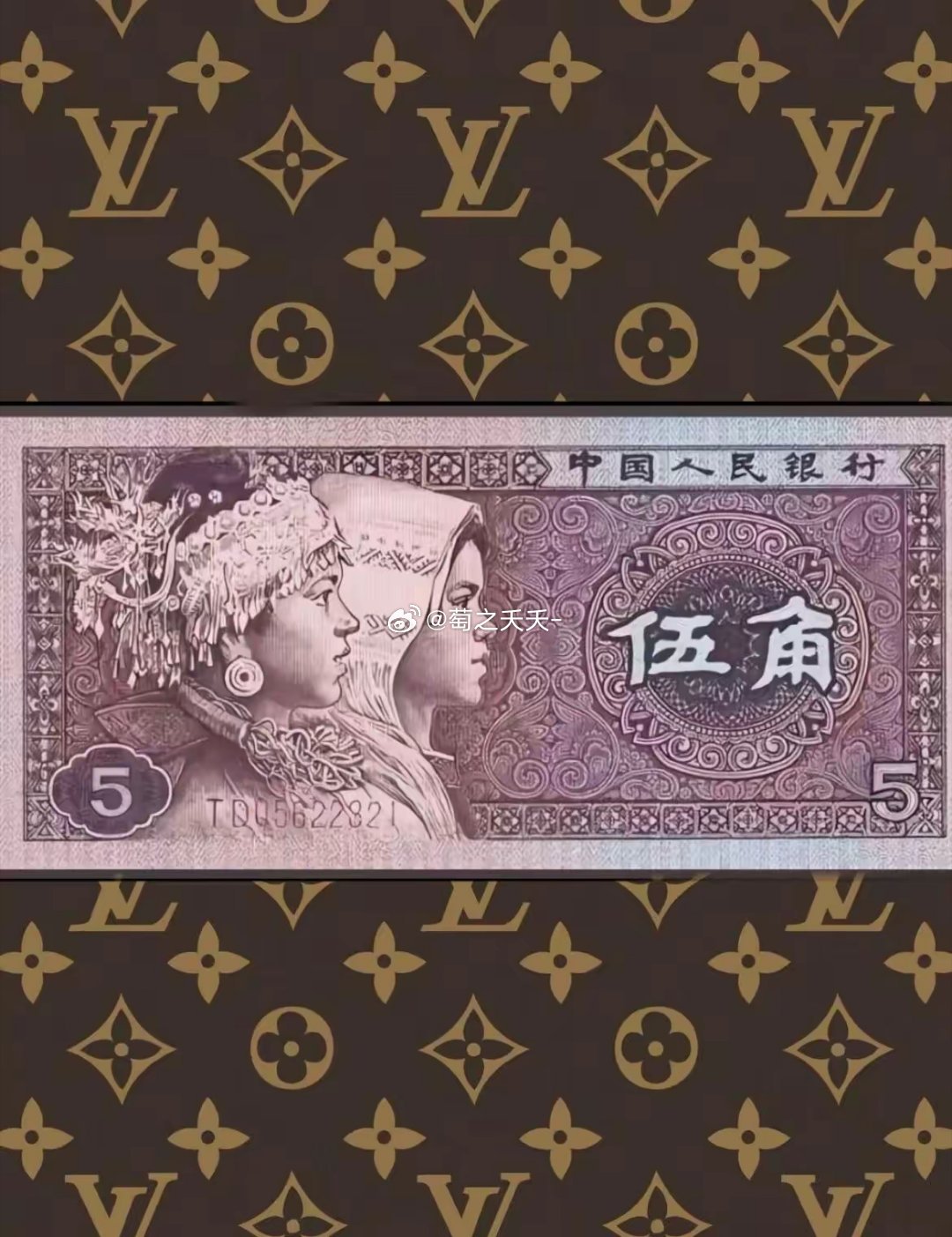 LV你要不要告波大的❓。一角中间、五角边缘里的图案，你看着眼熟不眼熟 