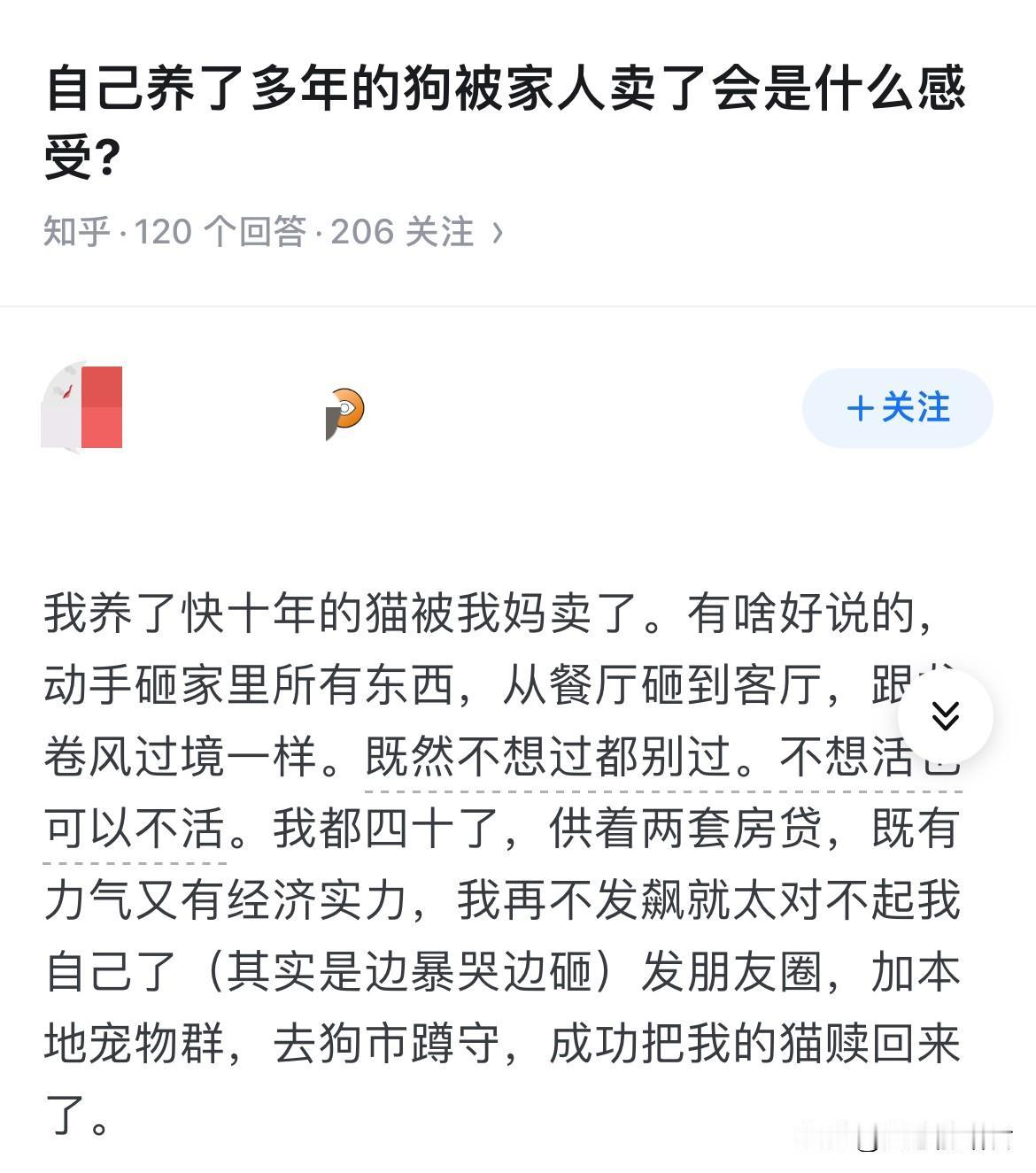 这男子真是猫眼里的超人，做他的猫这辈子算是值了！猫要是会说话，看到男子的那一刻，
