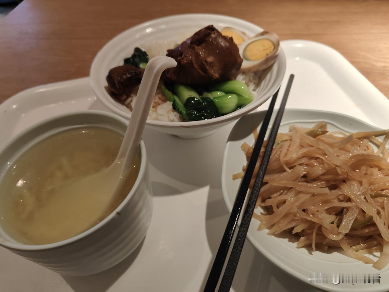 点了份扬州东园小馆的鸡腿饭，大家觉得如何？