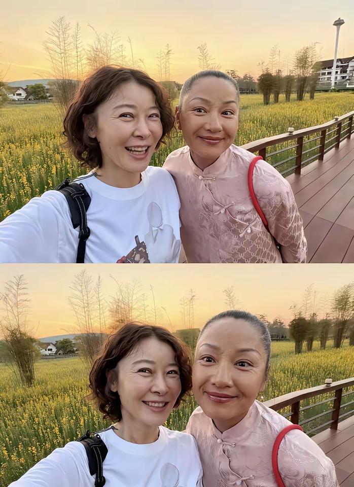 54岁的瞿颖，体脂率18%。
这个数字，比很多20多岁的小姑娘还狠。
她不是在健