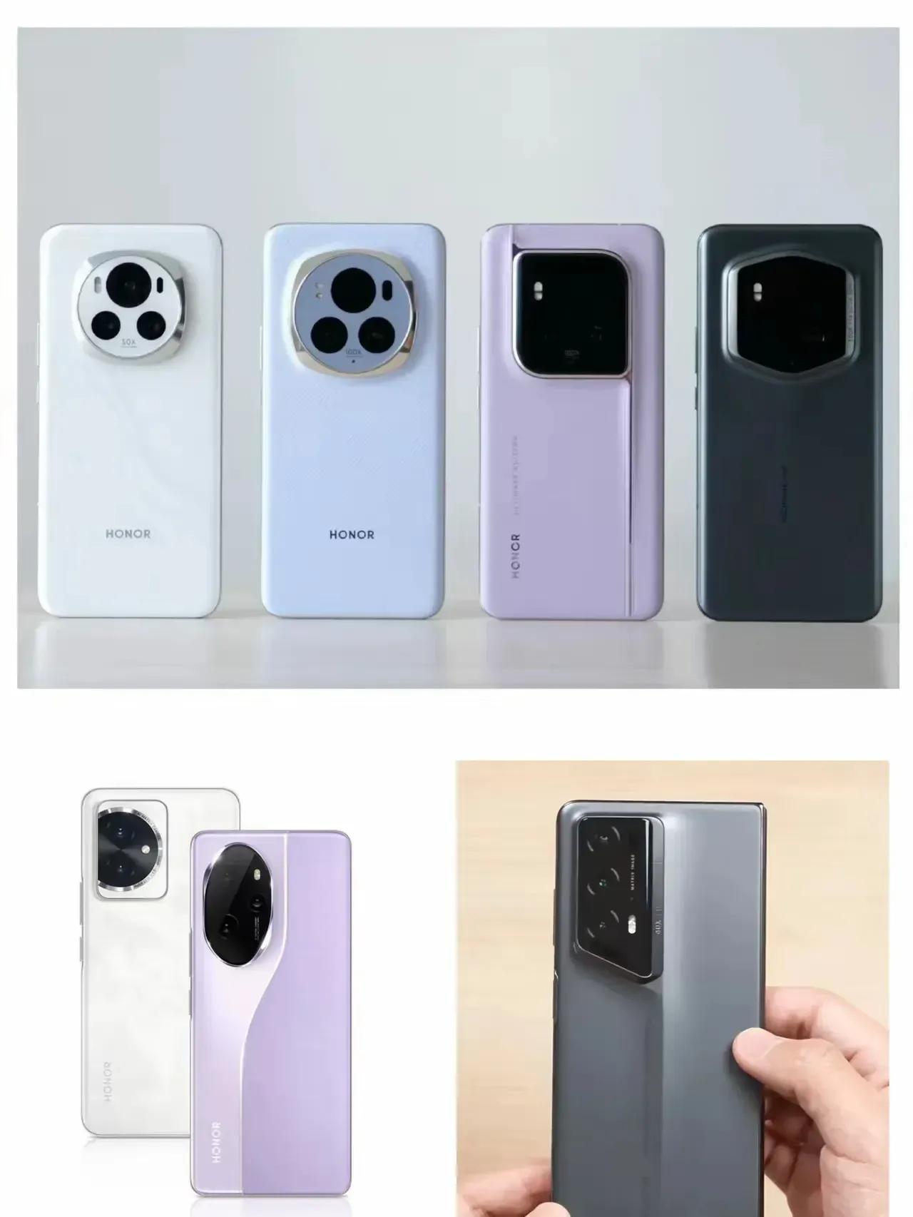 荣耀旗舰机型的背部模组设计，你觉得哪款的颜值最好看？