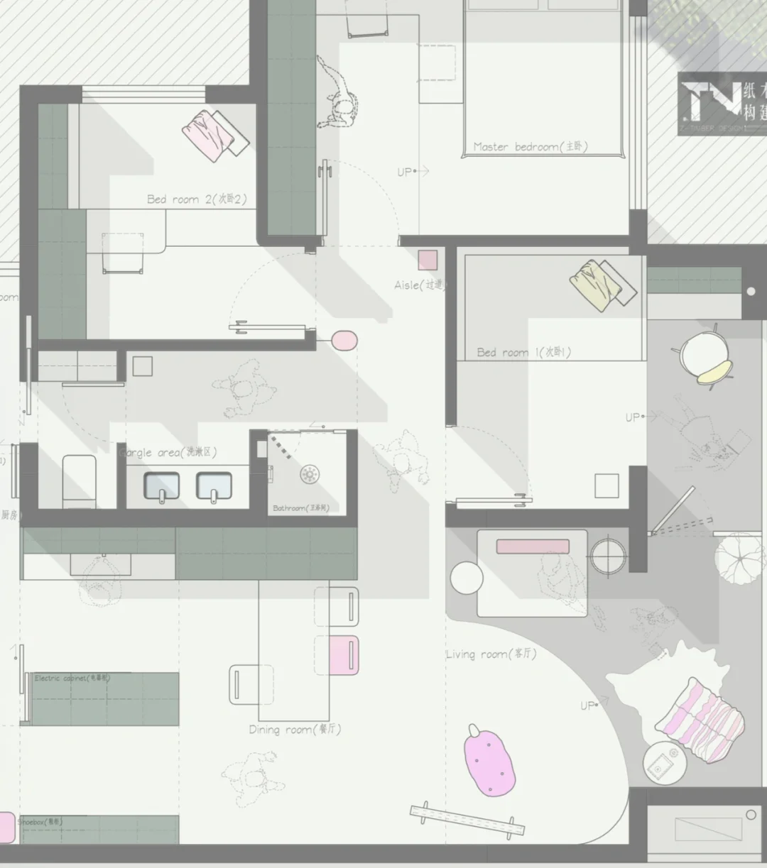 户型改造—经典户型也可以做三分离