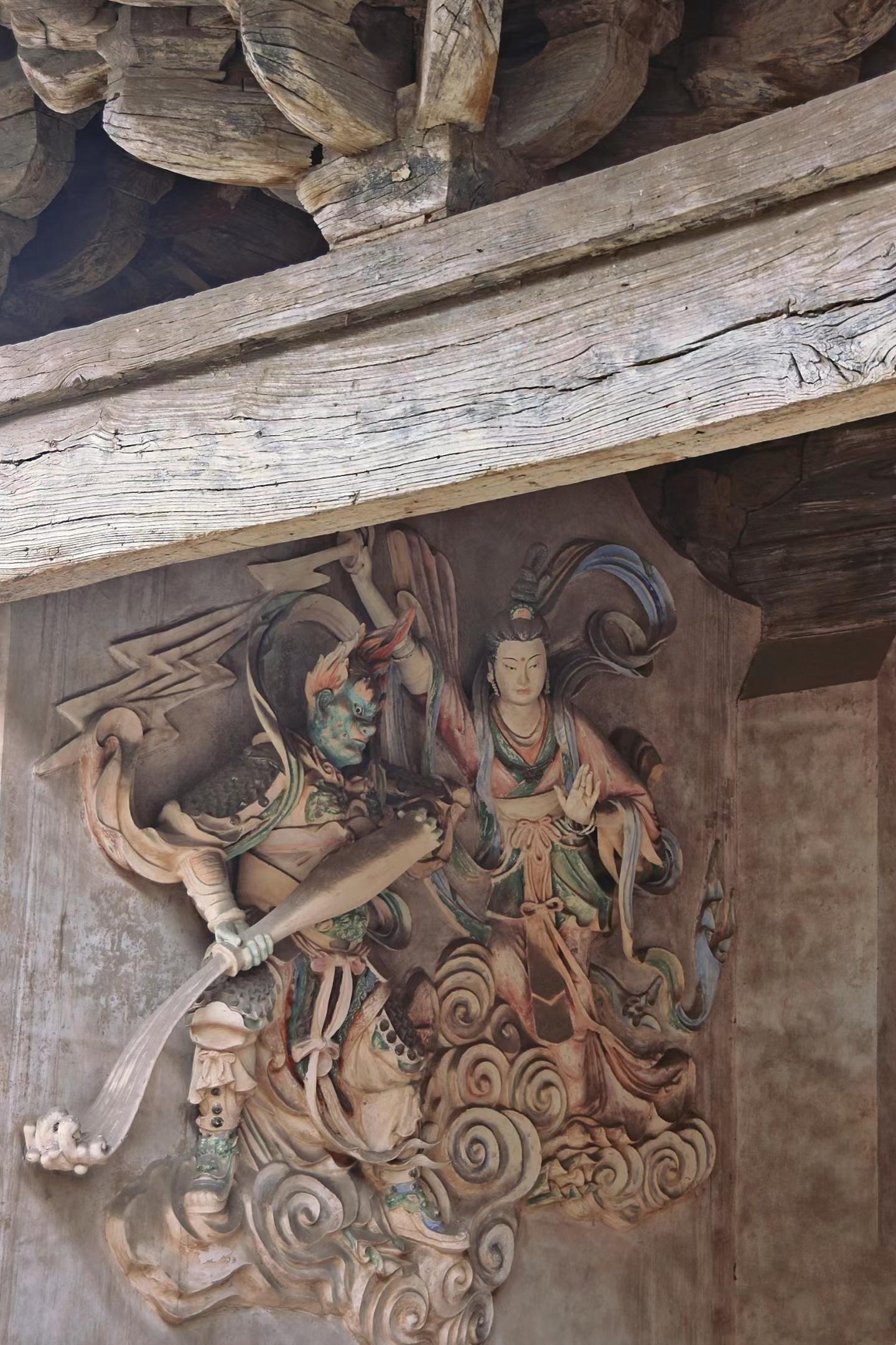 如果古人没见过神仙，山西古村落里的风雨雷电四位神像又为何栩栩如生呢？一...