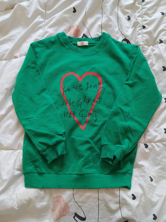 给女鹅的绿色T,她不喜欢，就要粉色