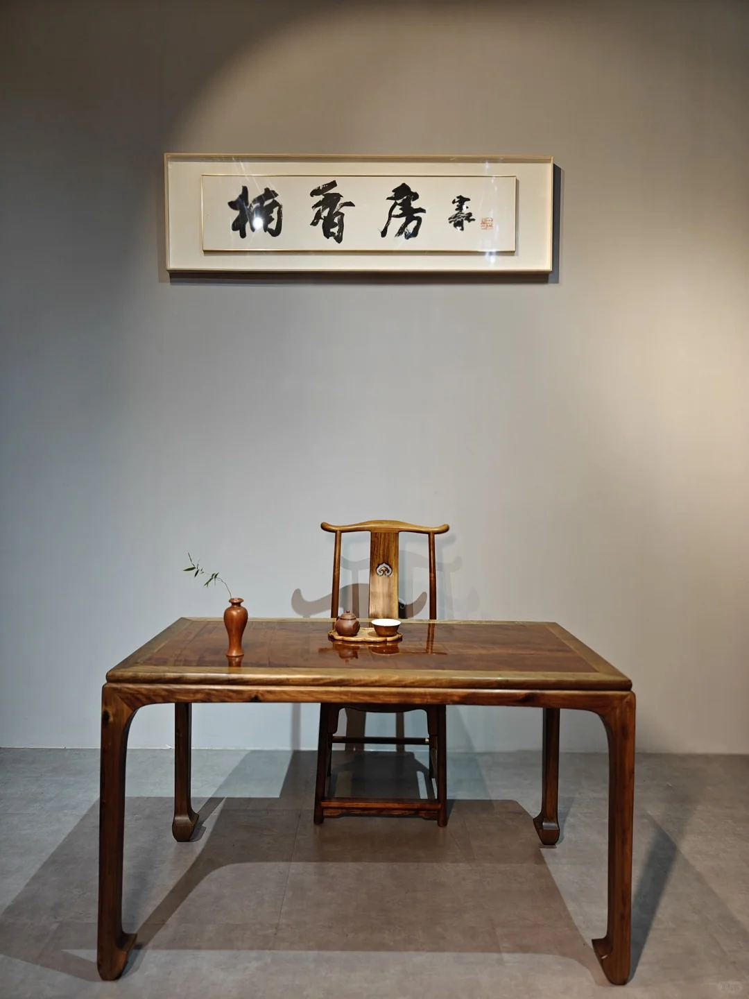 网红店 金丝楠木 金丝楠木家具 乌木 乌木金丝楠独有的高级水墨画般质感...